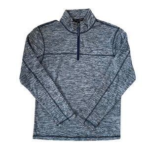 Vintage 1946 1/4 Zip Fleece Mock Neck Pullover Space Dye NWT